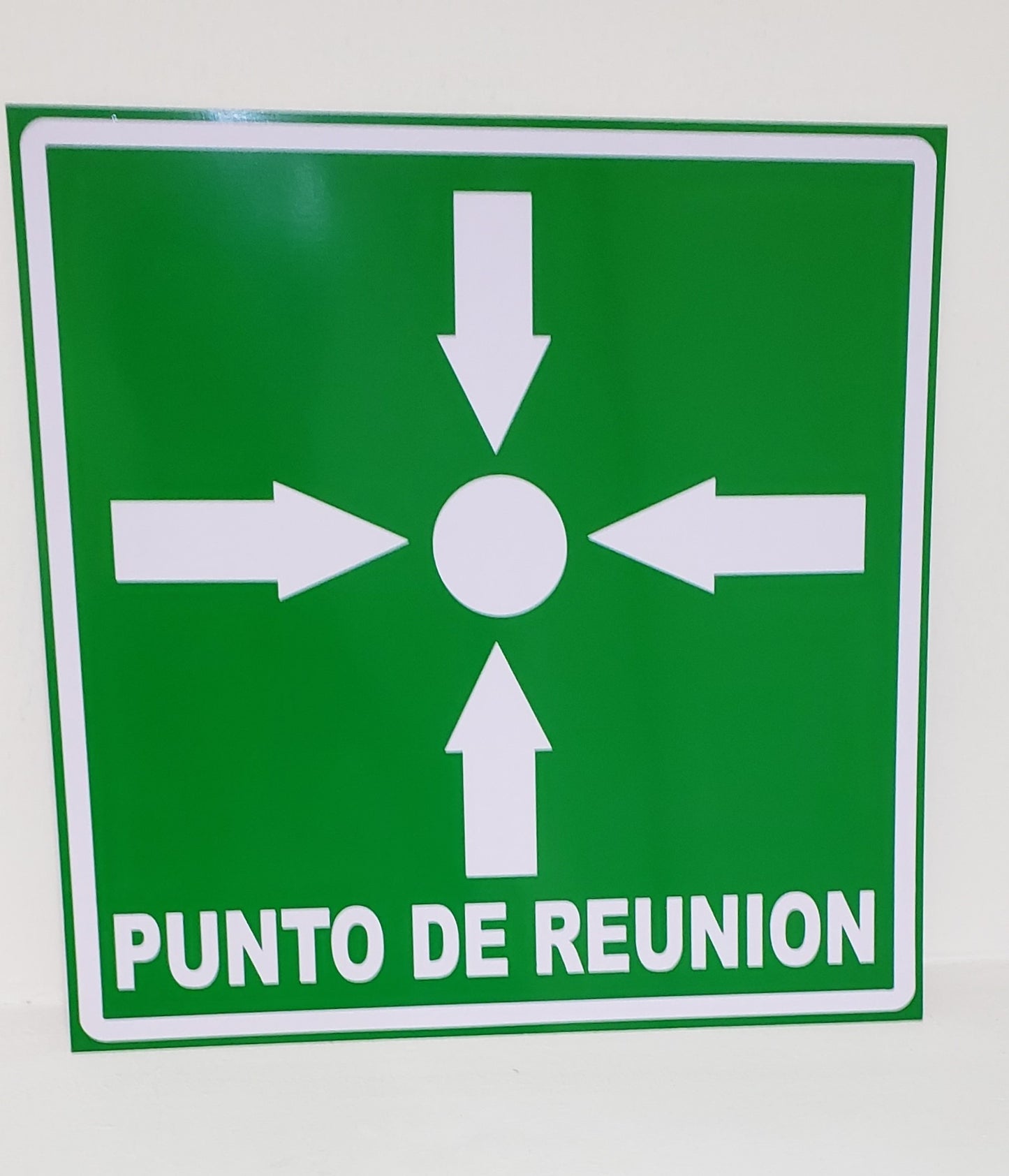 LETRERO PUNTO DE REUNION