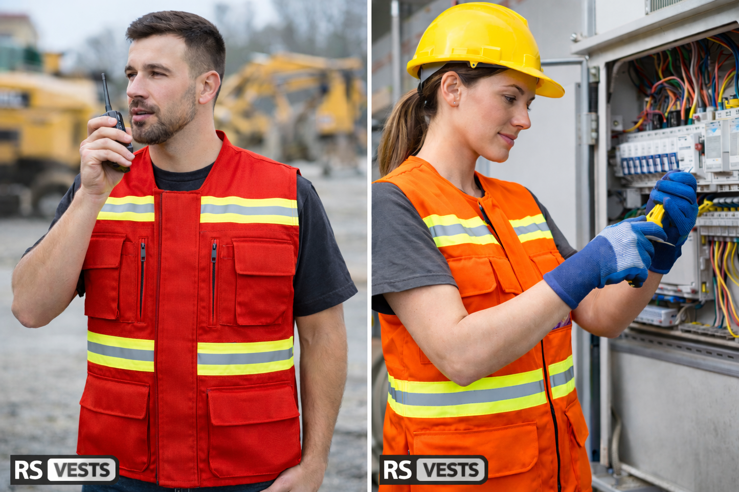 CHALECO GABARDINA 9 BOLSAS CON REFLEJANTE