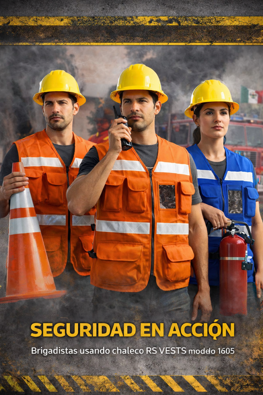 CHALECO BRIGADISTA 7 BOLSAS